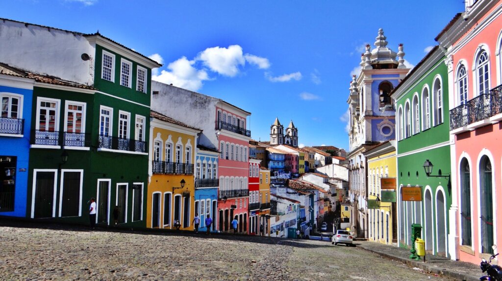 サルバドールの美しい街並み　ブラジル